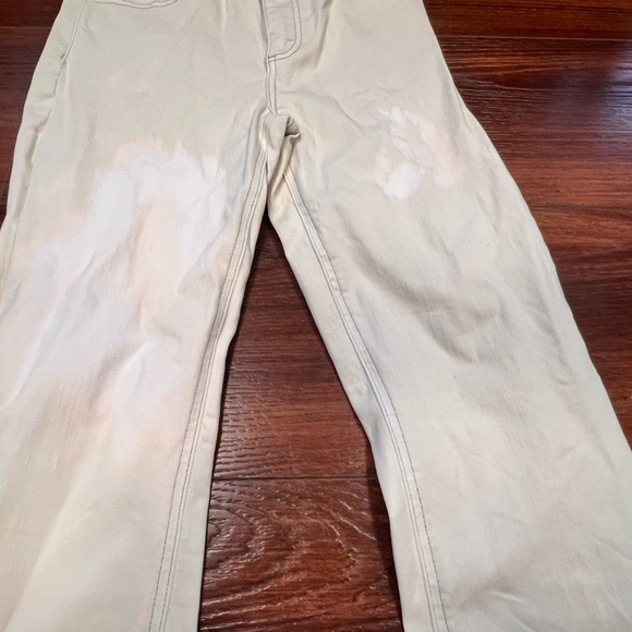 Pistola Jean Woman 27 White Mid Rise Distressed Bleached Slim Fit USA Made Denim - Picture 2 of 10